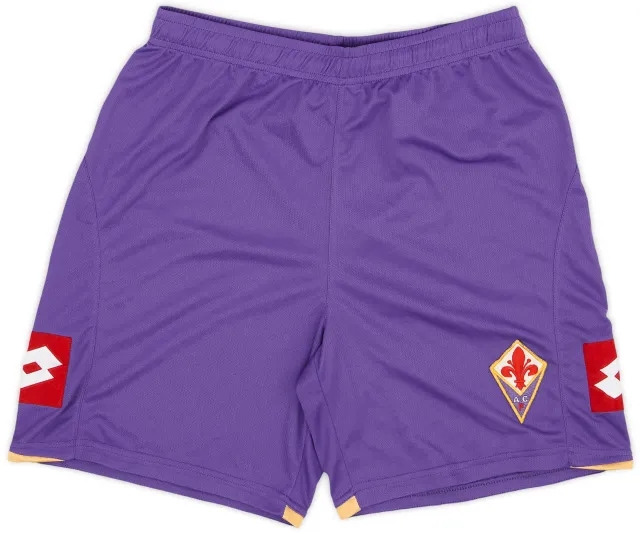 Lotto 2009-10 Fiorentina Home Shorts - 9/10 - (L)