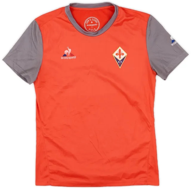 2016-17 Fiorentina Le Coq Sportif Training Shirt - 8/10 - (M)