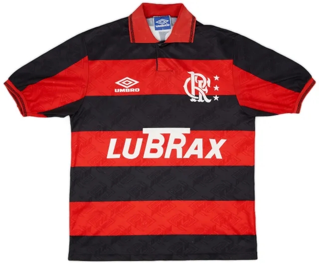Umbro 1992-93 Flamengo Home Shirt - 8/10 - (L)