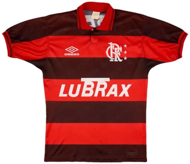 Umbro 1992-93 Flamengo Home Shirt #7 - 8/10 - (L)