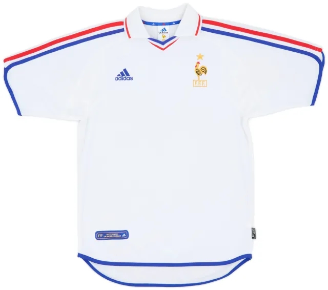 adidas 2000-02 France Away Shirt - 8/10 - (S)