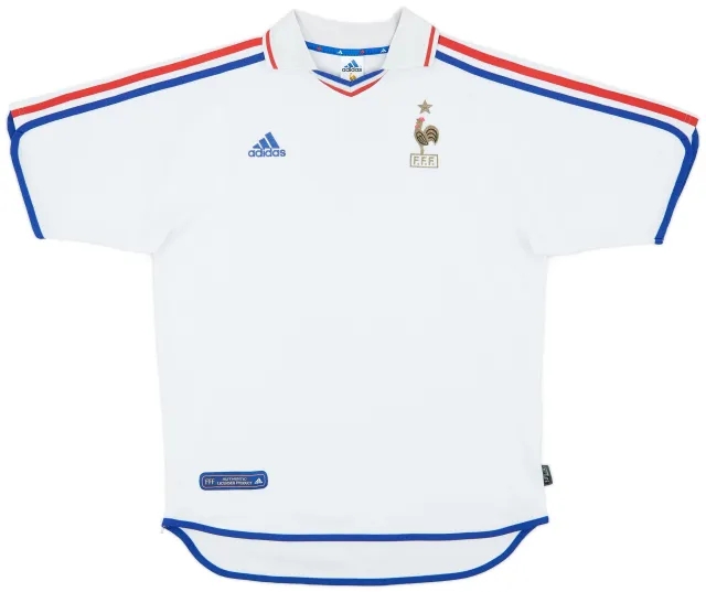 adidas 2000-02 France Away Shirt - 7/10 - (M)