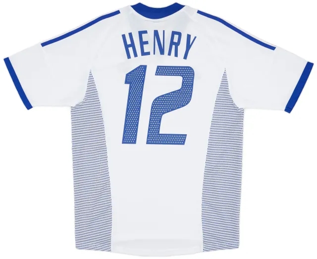 adidas 2002-04 France Away Shirt Henry #12 - 9/10 - (S)