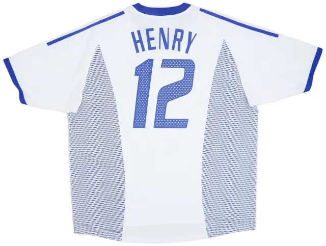 adidas 2002-04 France Away Shirt Henry #12 - 7/10 - (XXL)