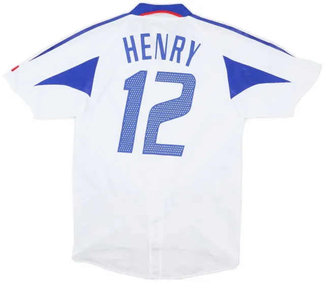 adidas 2004-06 France Away Shirt Henry #12 - 7/10 - (S)