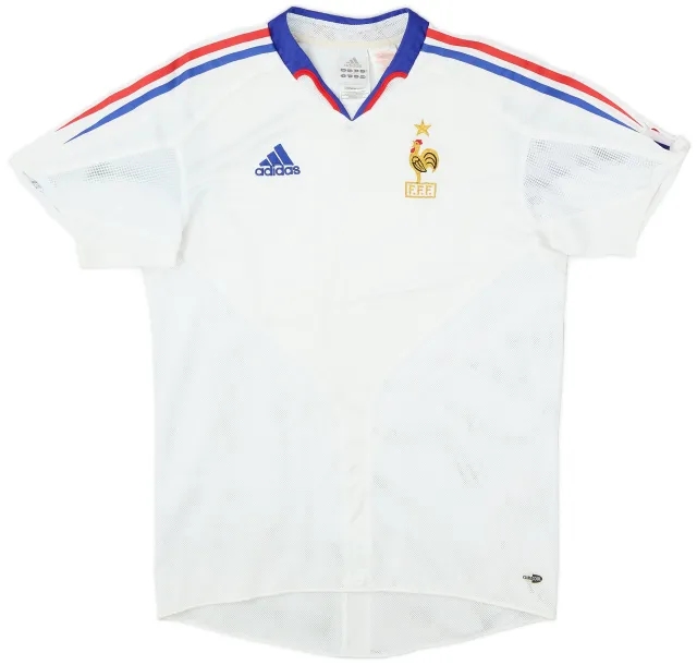 adidas 2004-06 France Away Shirt - 8/10 - (XL.Boys)