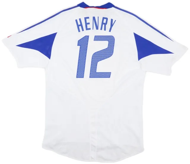 adidas 2004-06 France Away Shirt Henry #12 - 6/10 - (XL)