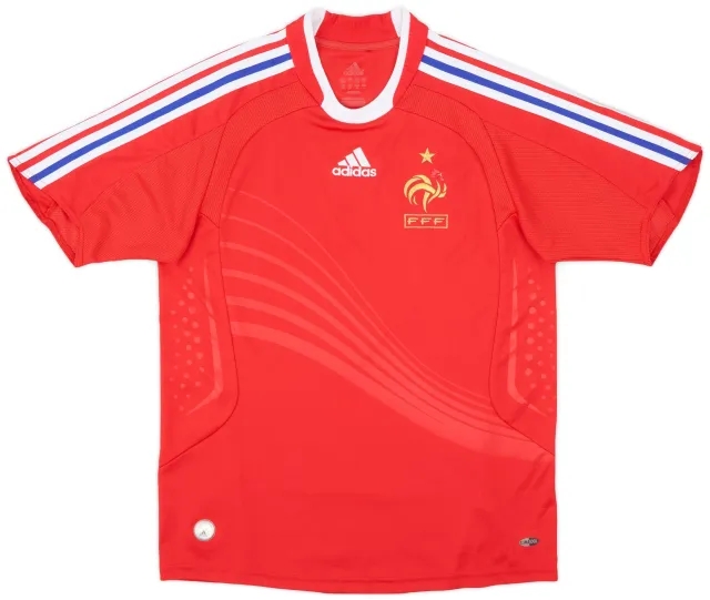 adidas 2007-08 France Away Shirt - 8/10 - (L.Boys)