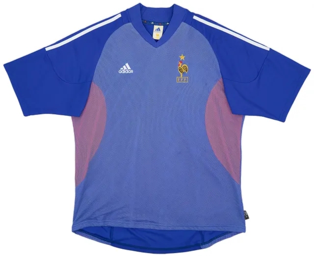 adidas 2002-04 France Home Shirt - 4/10 - (XL)