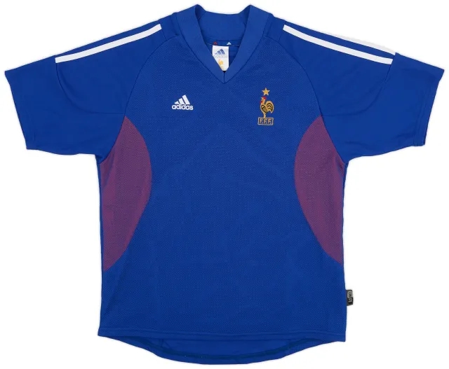 adidas 2002-04 France Home Shirt - 8/10 - (XS)