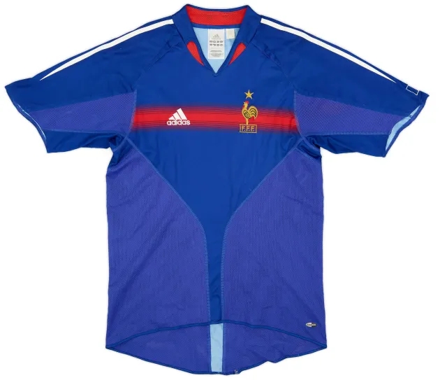 adidas 2004-06 France Home Shirt - 5/10 - (S)