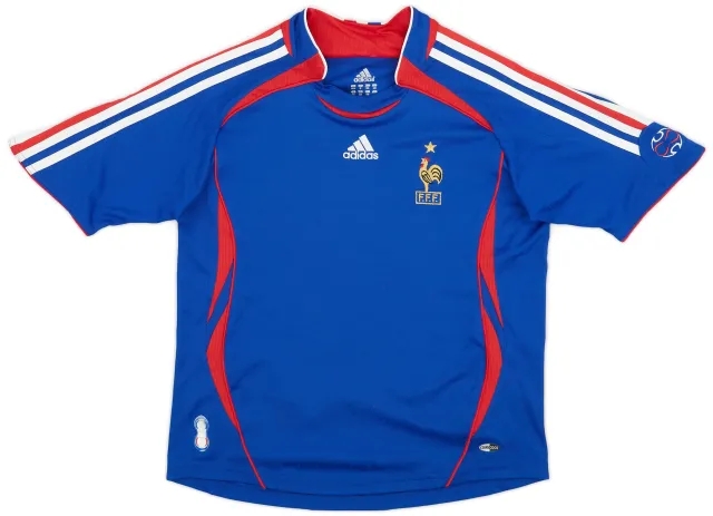 adidas 2006-07 France Home Shirt - 7/10 - (M.Boys)