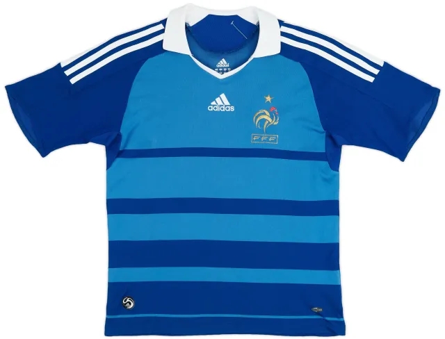 adidas 2008-09 France Home Shirt - 8/10 - (L.Boys)
