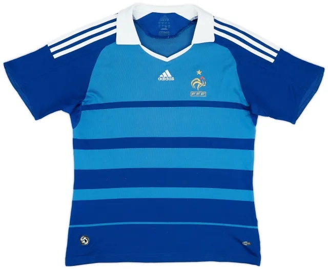 adidas 2008-09 France Home Shirt - 9/10 - (Women's L)