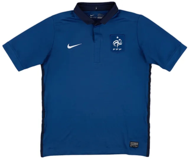 adidas 2011-12 France Home Shirt - 8/10 - (XL.Boys)