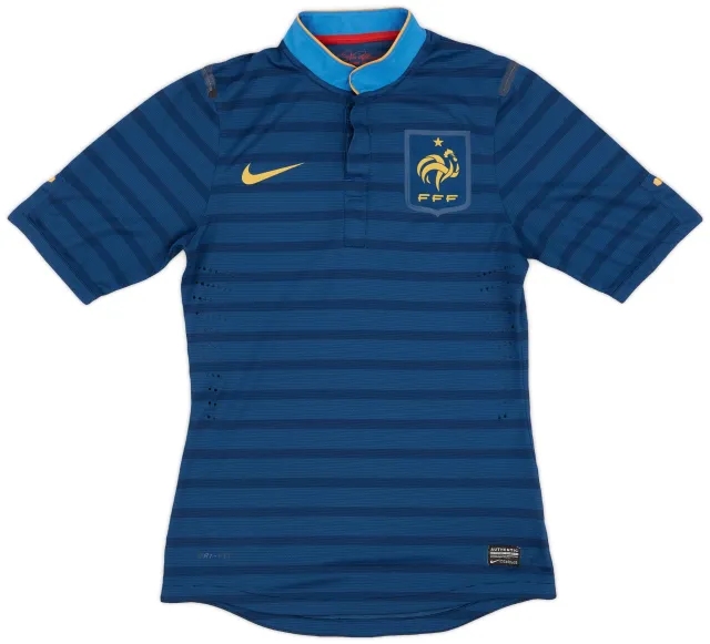 Nike 2012-13 France Home Authentic Shirt - 6/10 - (S)
