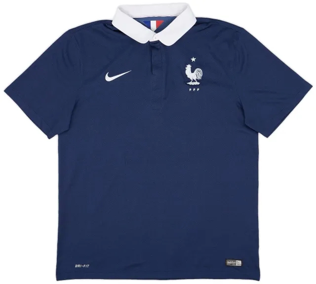Nike 2014-15 France Home Shirt - 8/10 - (L)