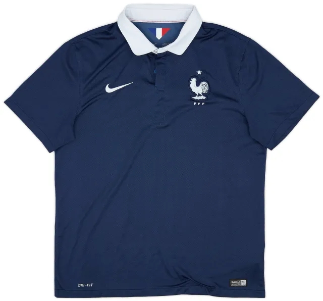 Nike 2014-15 France Home Shirt - 8/10 - (L)