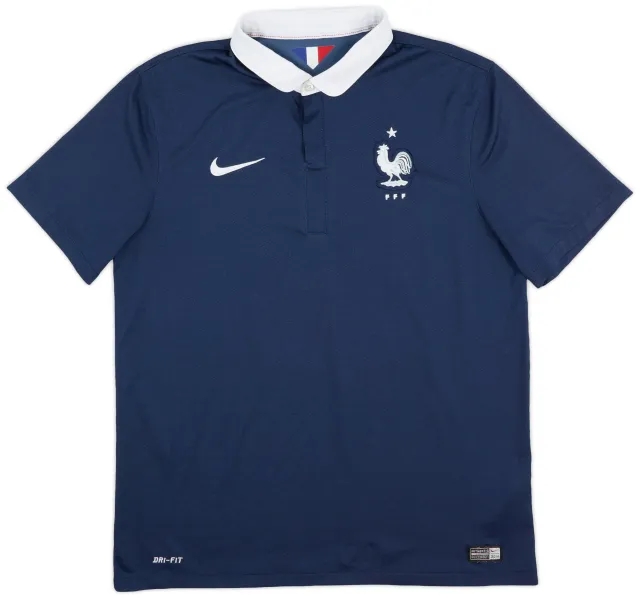 Nike 2014-15 France Home Shirt - 9/10 - (L)