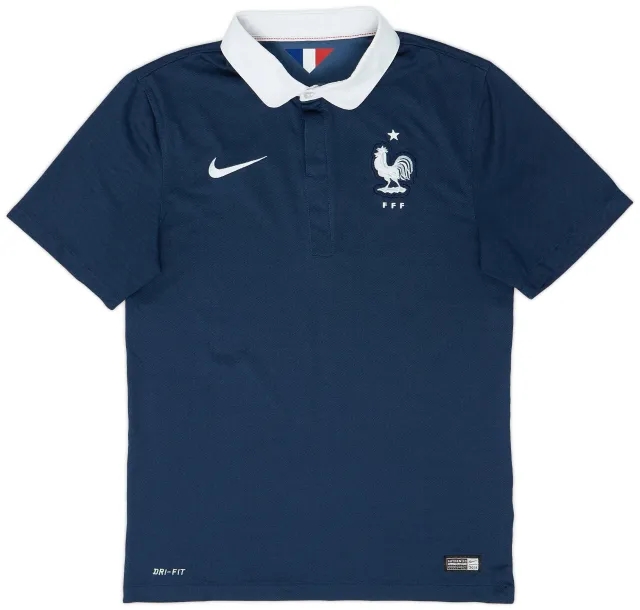 Nike 2014-15 France Home Shirt - 9/10 - (S)