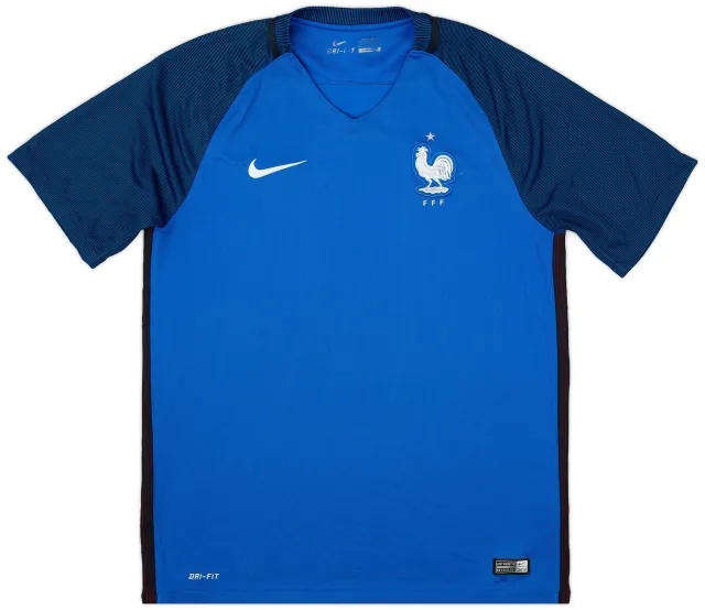 Nike 2016-17 France Home Shirt - 8/10 - (L)