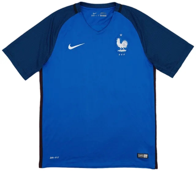 Nike 2016-17 France Home Shirt - 7/10 - (M)