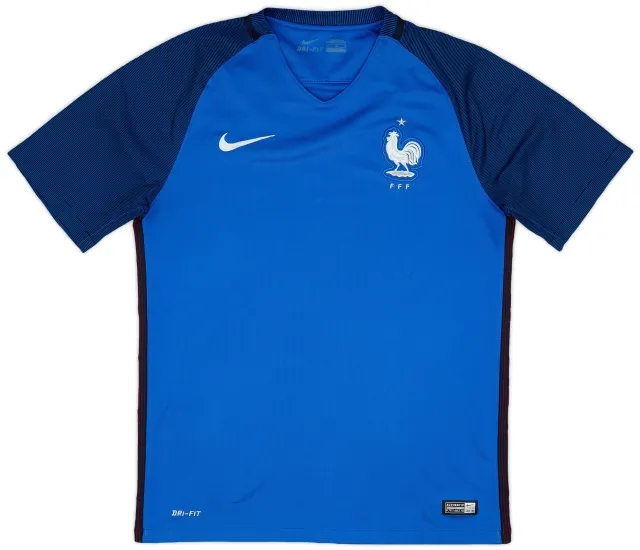 Nike 2016-17 France Home Shirt - 8/10 - (M)