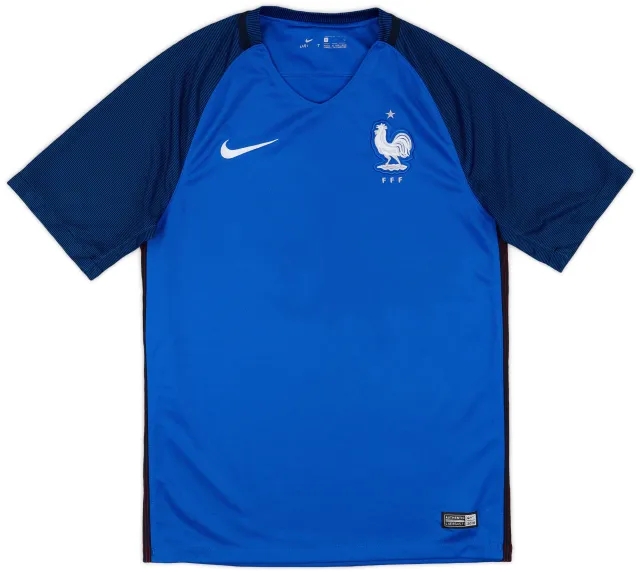 Nike 2016-17 France Home Shirt - 9/10 - (S)