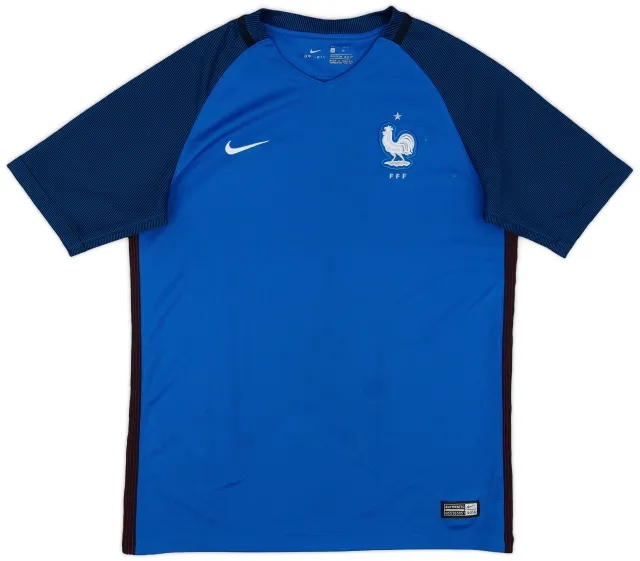 Nike 2016-17 France Home Shirt - 6/10 - (XL.Boys)