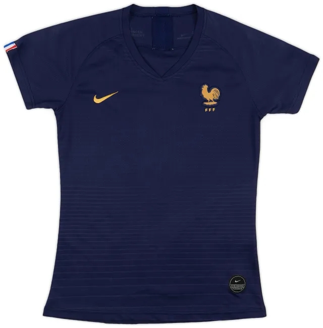 Nike 2019-20 France Women's Home Shirt - 8/10 - (Women's XL)