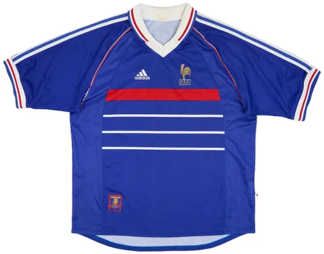 adidas 1998-00 France Home Shirt - 5/10 - (XL)