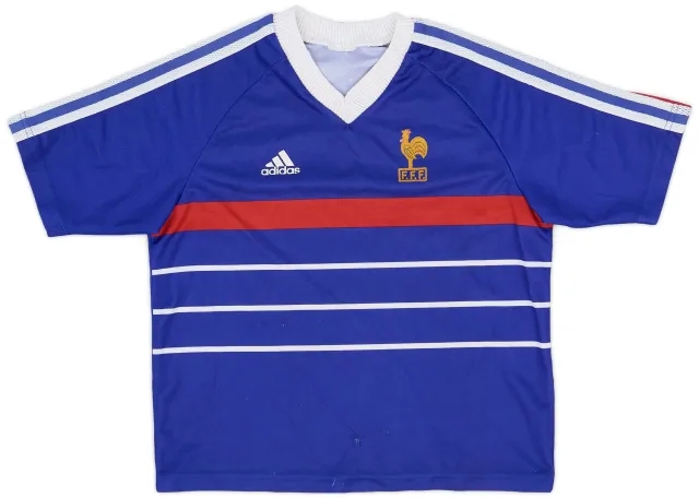 adidas 1998-00 France Home Shirt - 5/10 - (S.Boys)
