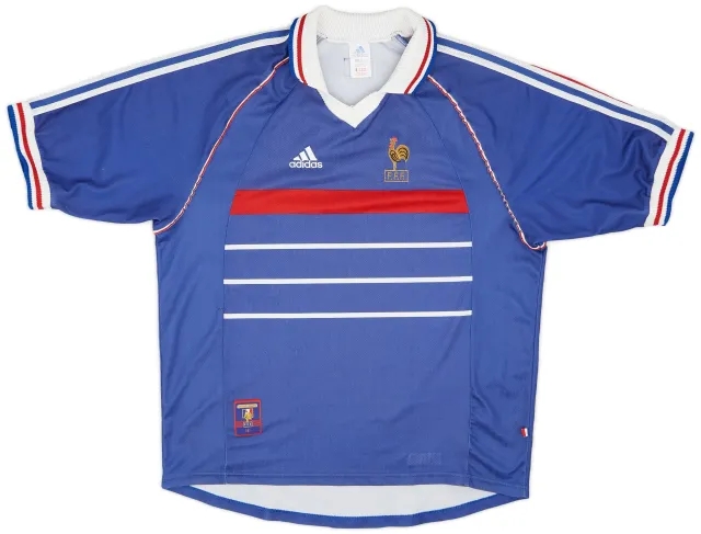 adidas 1998-00 France Home Shirt - 5/10 - (XL)