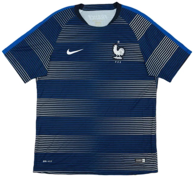 2016-17 France Nike Training Shirt - 8/10 - (M)