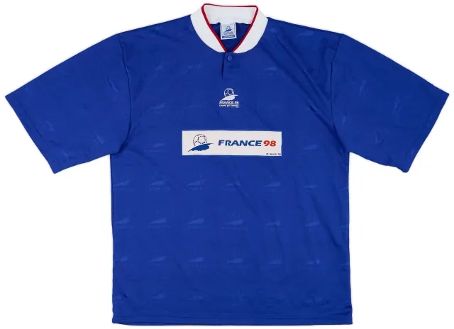 adidas 1998 France World Cup Training Shirt - 9/10 - (XL)