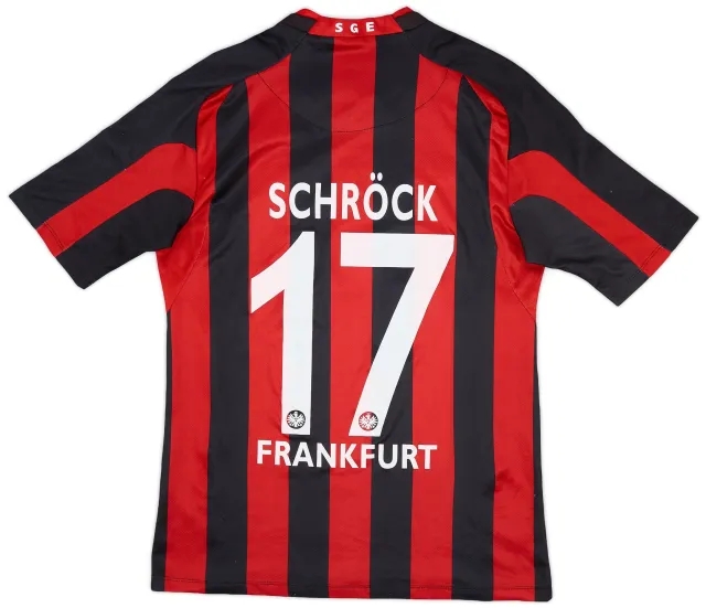 Jako 2013-14 Eintracht Frankfurt Home Shirt Schrock #17 - 5/10 - (S)