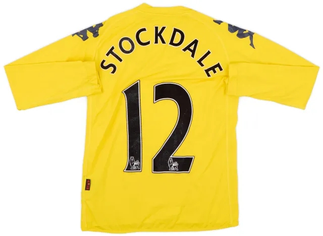Kappa 2010-11 Fulham GK Shirt Stockdale #12 - 6/10 - (XL.Boys)