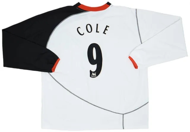 Puma 2003-05 Fulham Home L/S Shirt Cole #9 - 6/10 - (XXL)