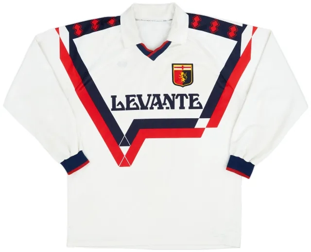 Errea 1988-89 Genoa Away L/S Shirt - 6/10 - (XL)