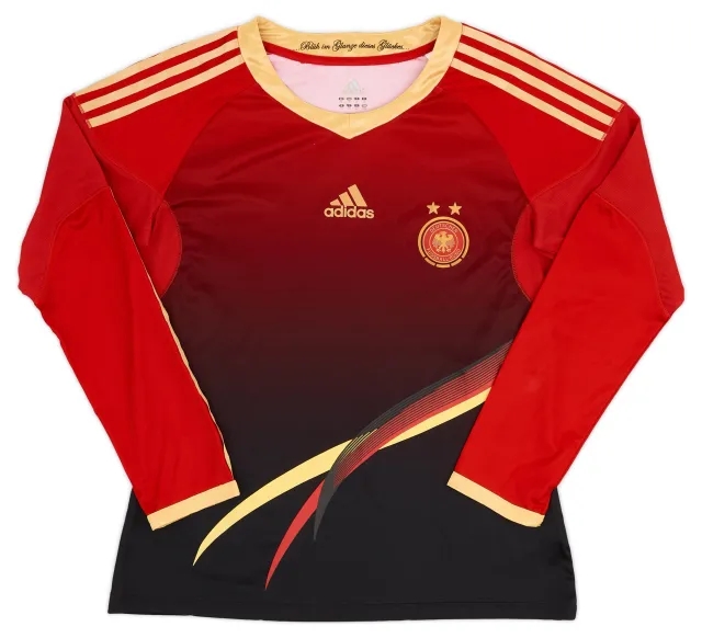 adidas 2011-12 Germany Women's Away L/S Shirt - 6/10 - (Women's M)