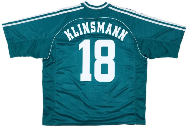 adidas 1998-00 Germany Away Shirt Klinsmann #18 - 8/10 - (XL)