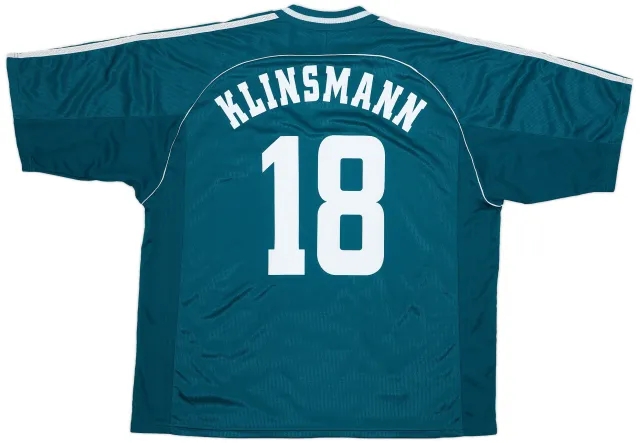 adidas 1998-00 Germany Away Shirt Klinsmann #18 - 8/10 - (XXL)