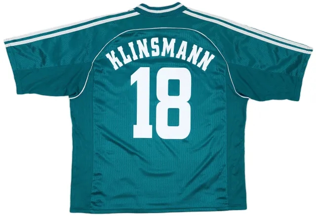 adidas 1998-00 Germany Away Shirt Klinsmann #18 - 8/10 - (XL)