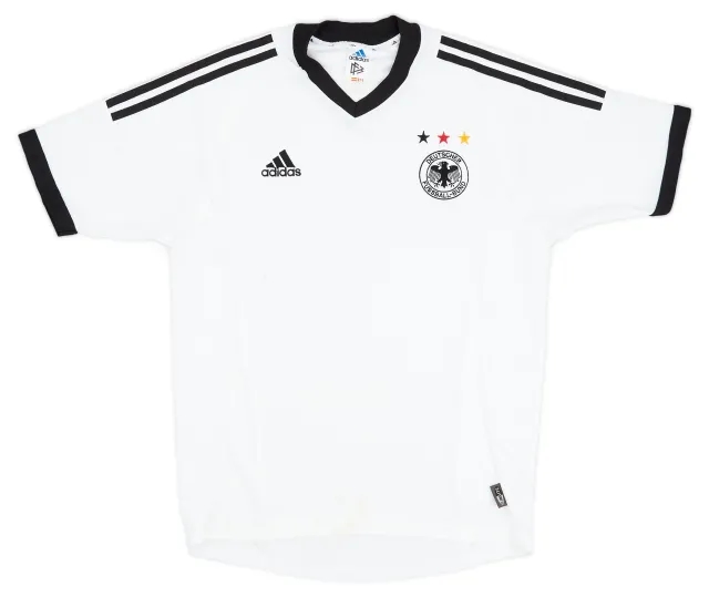 adidas 2002-04 Germany Home Shirt - 5/10 - (XL.Boys)