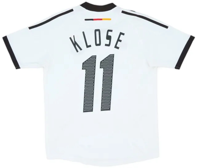 adidas 2002-04 Germany Home Shirt Klose #11 - 6/10 - (XL.Boys)