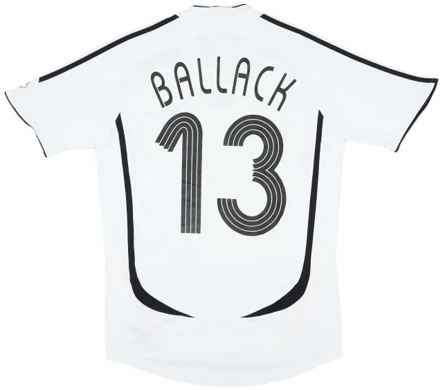 adidas 2005-07 Germany Home Shirt Ballack #13 - 7/10 - (S)