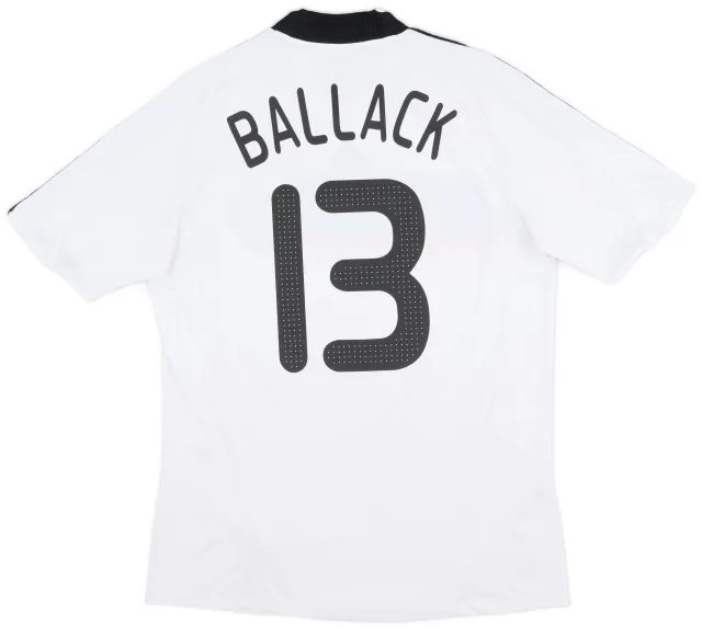 adidas 2008-09 Germany Home Shirt Ballack #13 - 6/10 - (M)