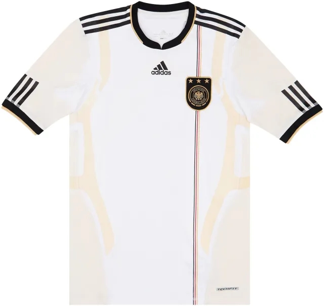 adidas 2010-11 Germany Player Issue Techfit Home Shirt - 6/10 - (L)