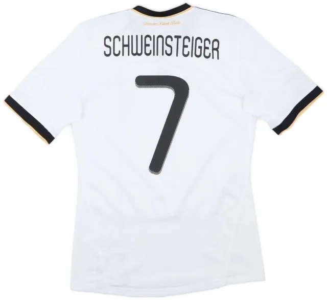 adidas 2010-11 Germany Home Shirt Schweinsteiger #7 - 6/10 - (S)
