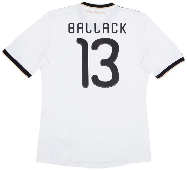 adidas 2010-11 Germany Home Shirt Ballack #13 - 7/10 - (L)